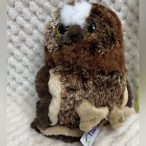 TELUS Wild Republic Brown Plush Owl Stuffed Animal Toy